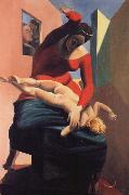 Paul Klee Die Jungrau verhaut den Menschensohn oil painting on canvas